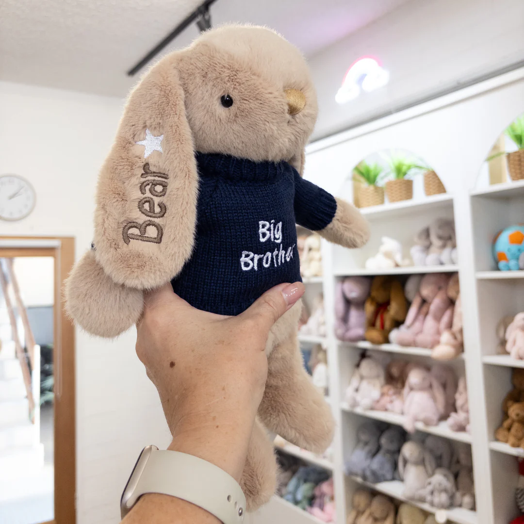 Big Brother Bunny & Jumper - Caramel 30cm - Image 3