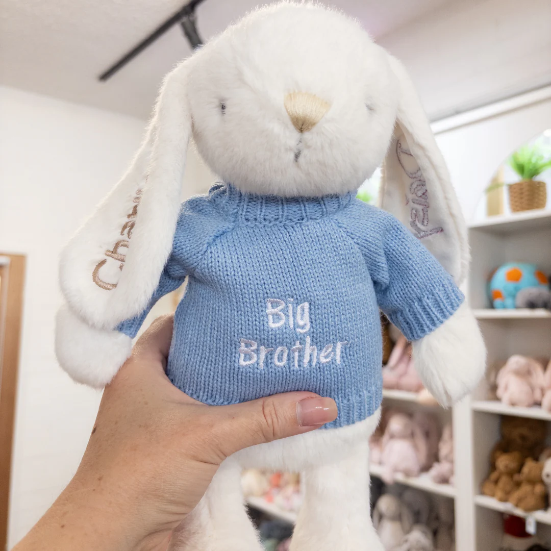 Big Brother Bunny & Jumper - Marshmallow 30cm - Image 2