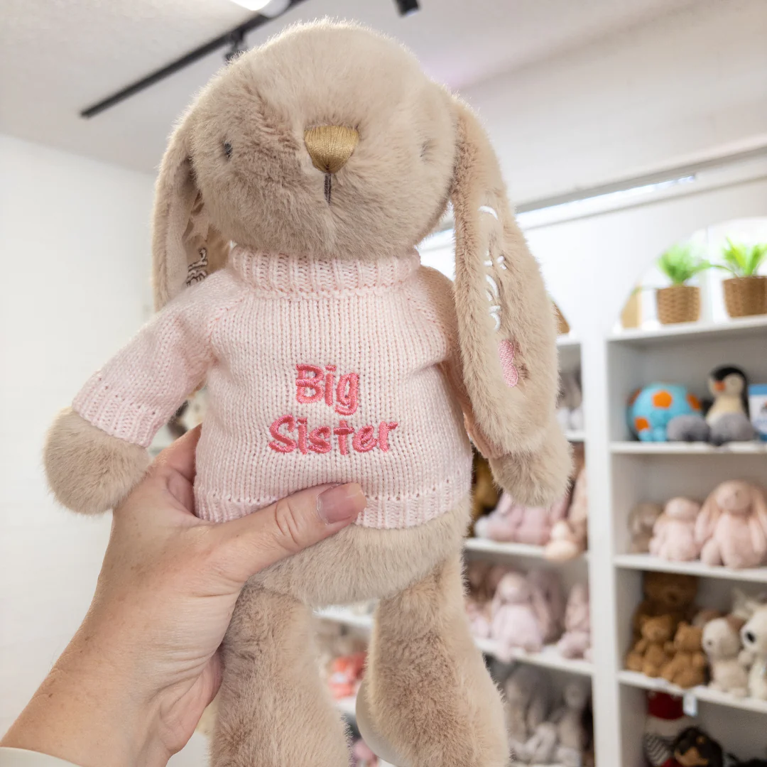 Big Sister Bunny & Jumper - Caramel 30cm - Image 2