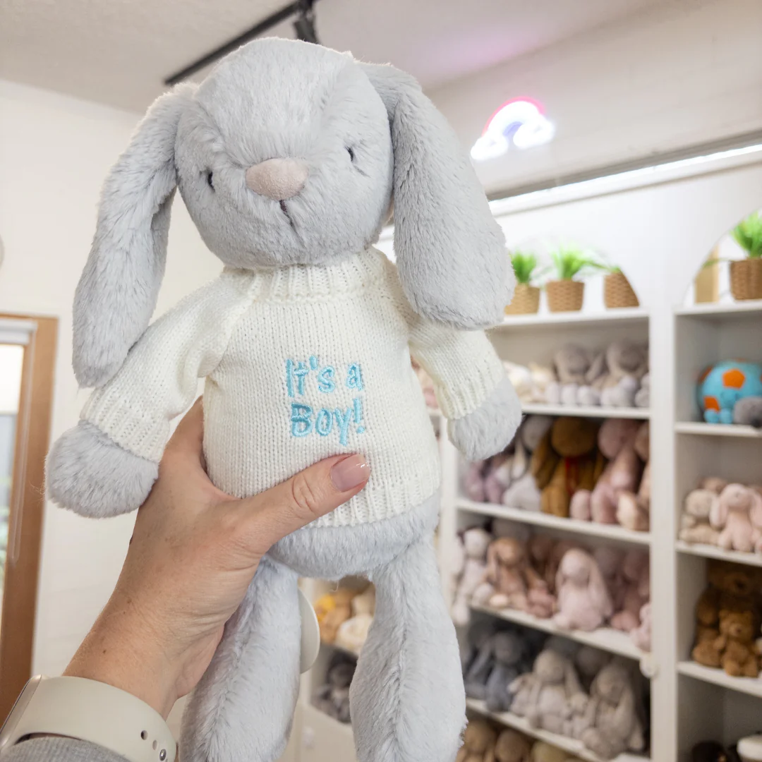 Gender Reveal Set - Snuggle Bunnies Moonbeam & Powder Pink - Image 5