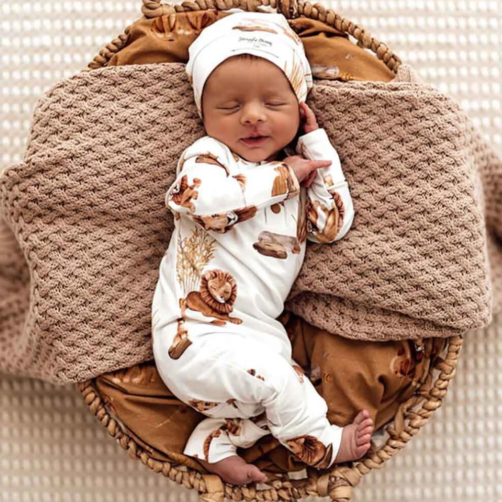 Hello Baby Boy Gift Box - Beige Lion - Image 3