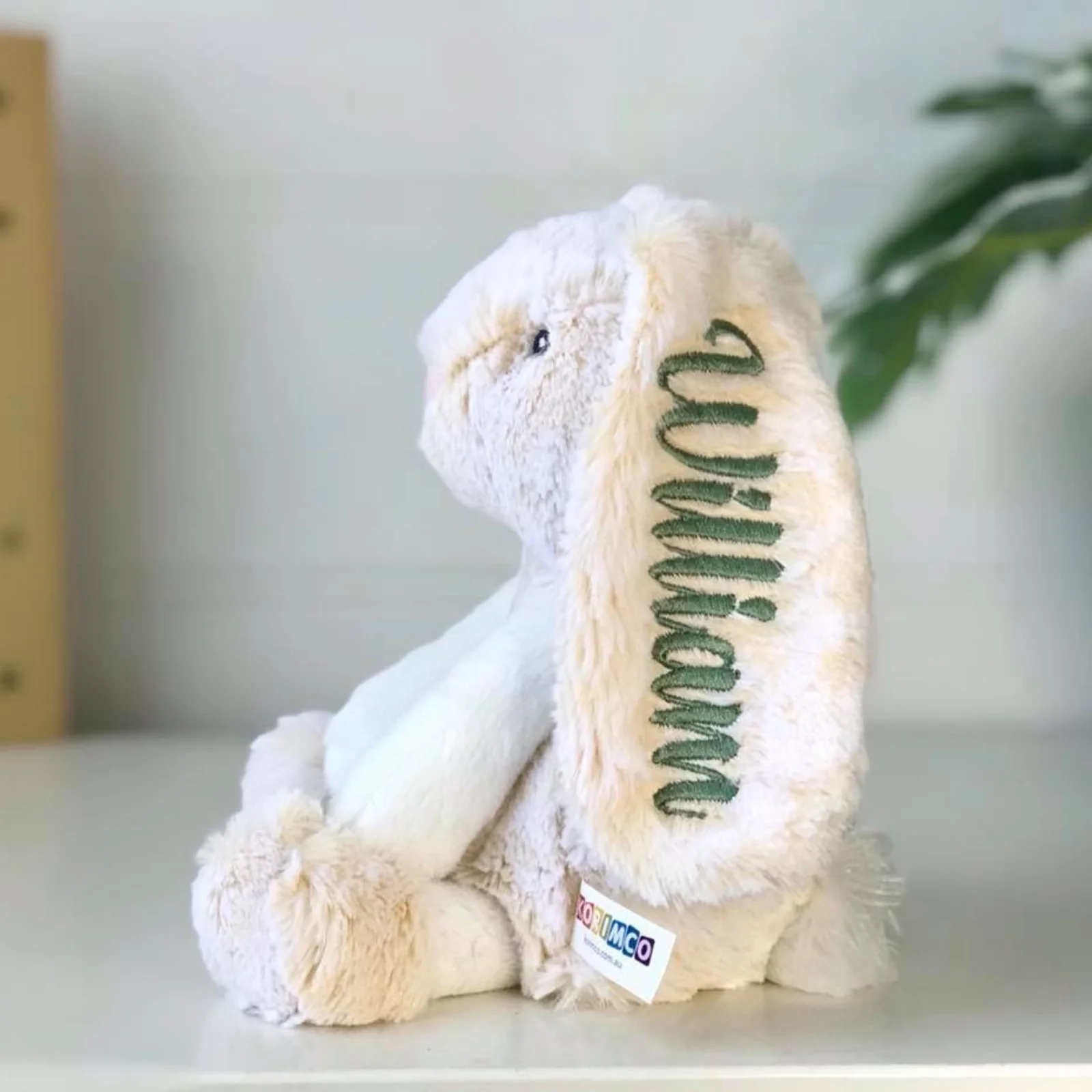 Personalised Small Frankie Bunny - Cream 25cm - Image 5