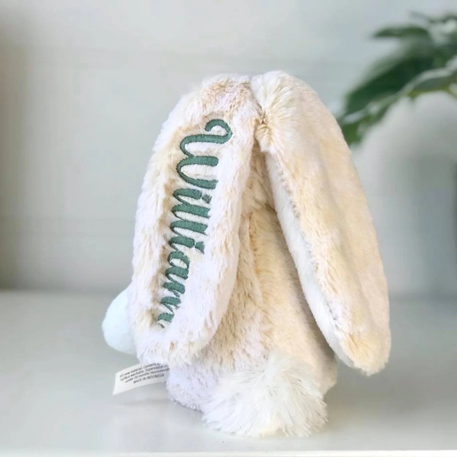 Personalised Small Frankie Bunny - Cream 25cm - Image 7
