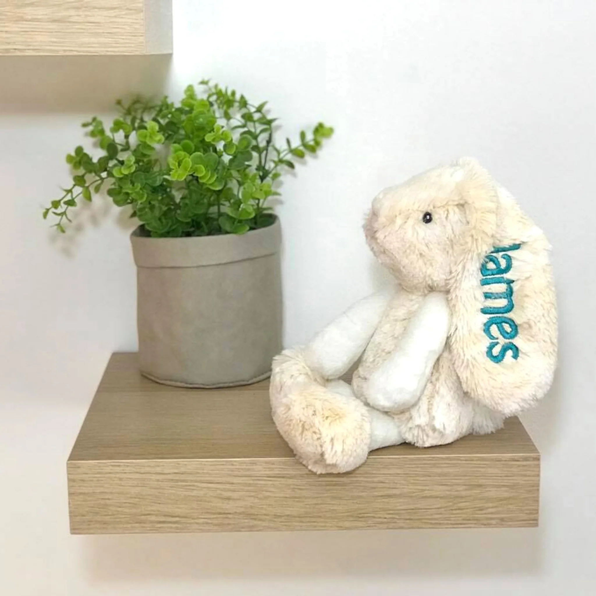 Personalised Small Frankie Bunny - Cream 25cm - Image 8