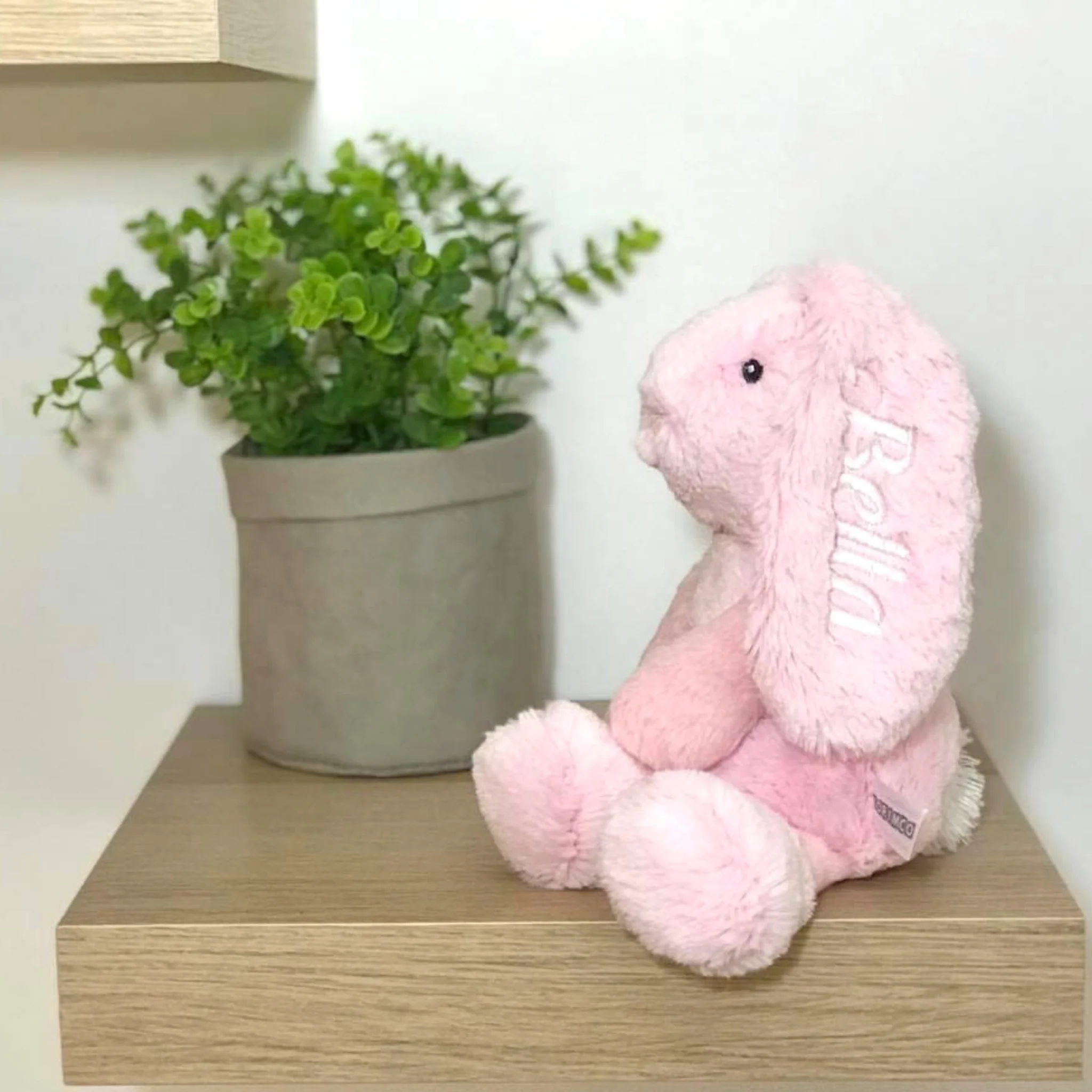 Personalised Small Frankie Bunny - Pink 25cm - Image 8