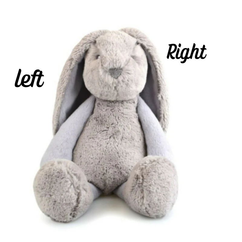 Personalised Large Frankie Bunny - Grey 39cm - Image 13