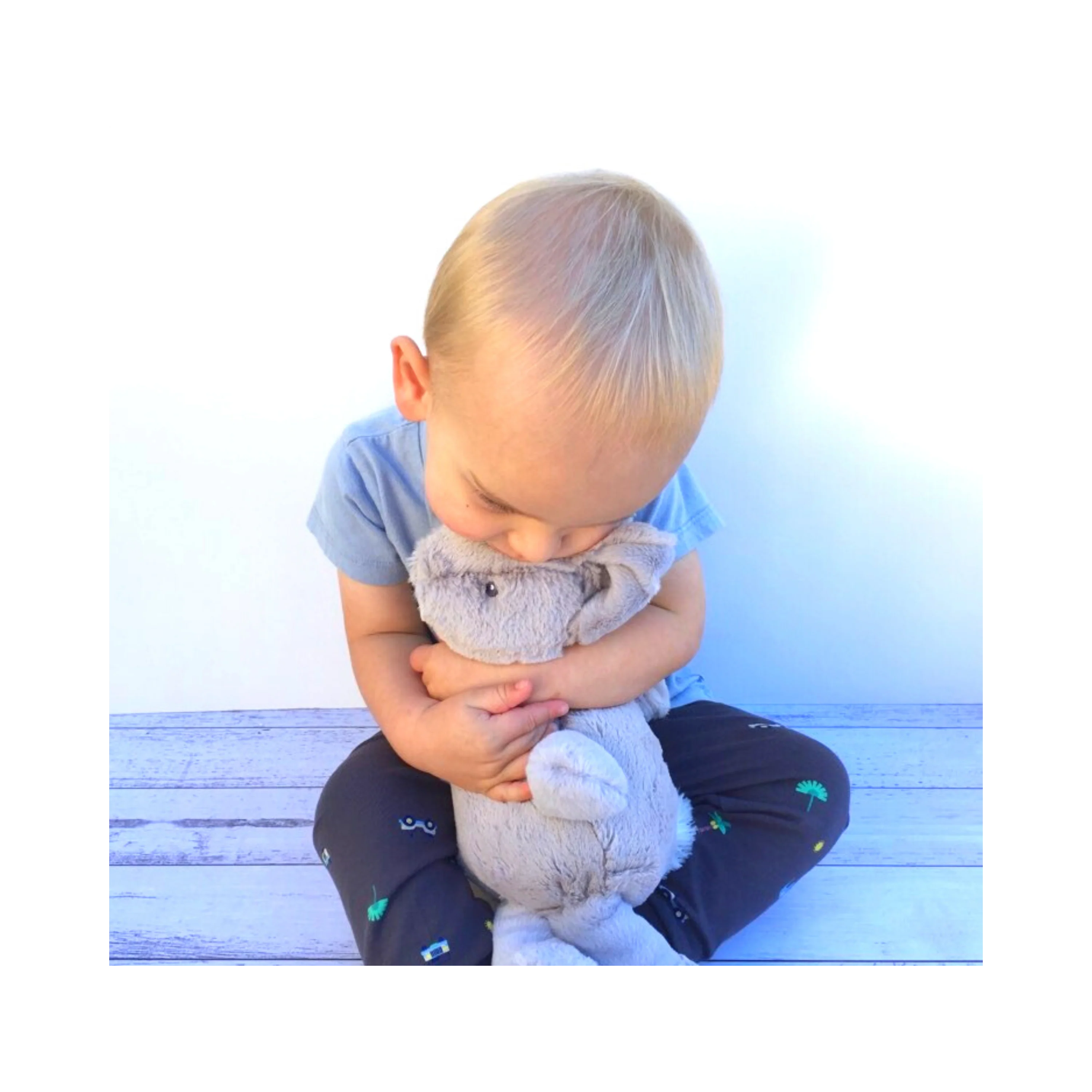 Personalised Large Frankie Bunny - Grey 39cm - Image 7