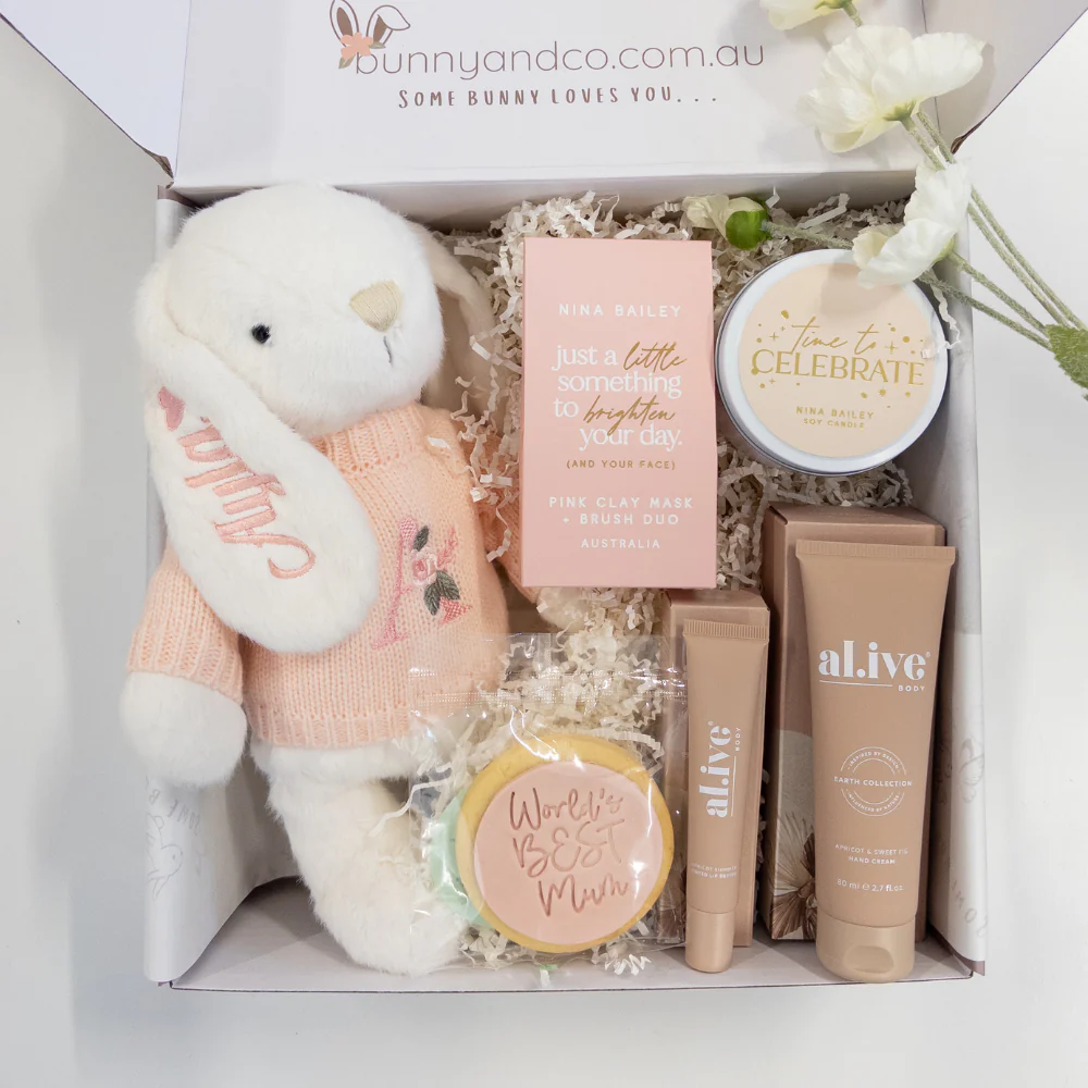 Mum & Bub Newborn Gift Set - Marshmallow Peach