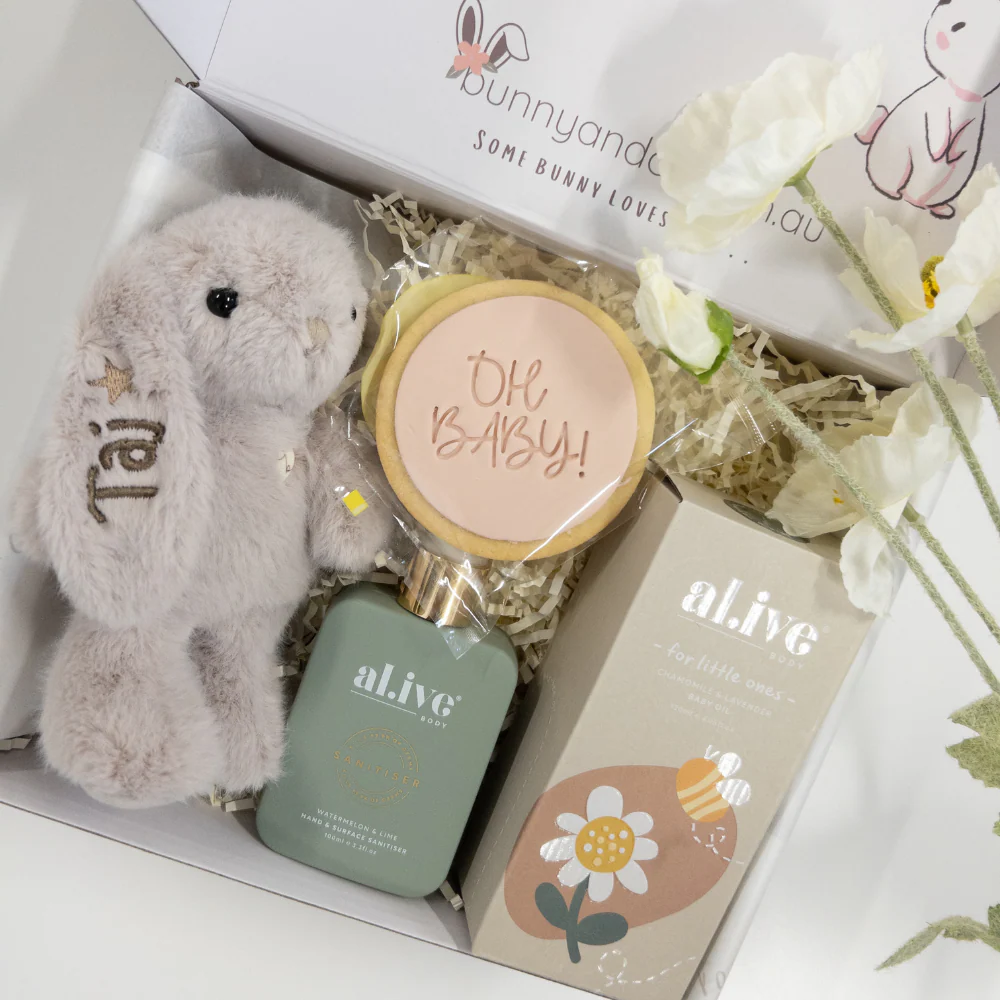 New Baby Gift Hamper - Beige - Image 2
