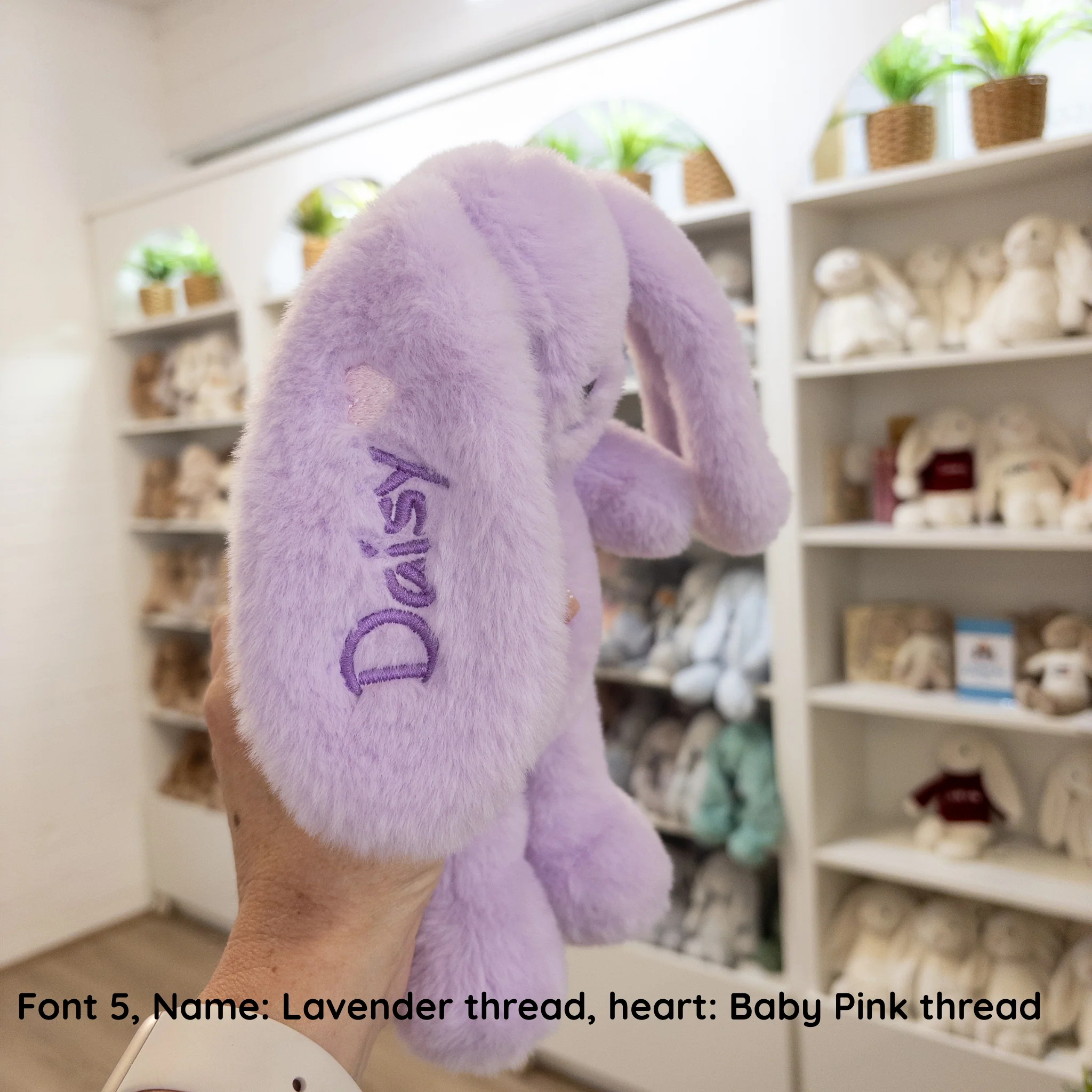 NEW Personalised OB Designs Bunny - Lavender Loppity - Image 2