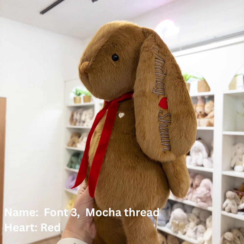 NEW Personalised Snuggle Bunnies - Toffee 45cm - Image 3
