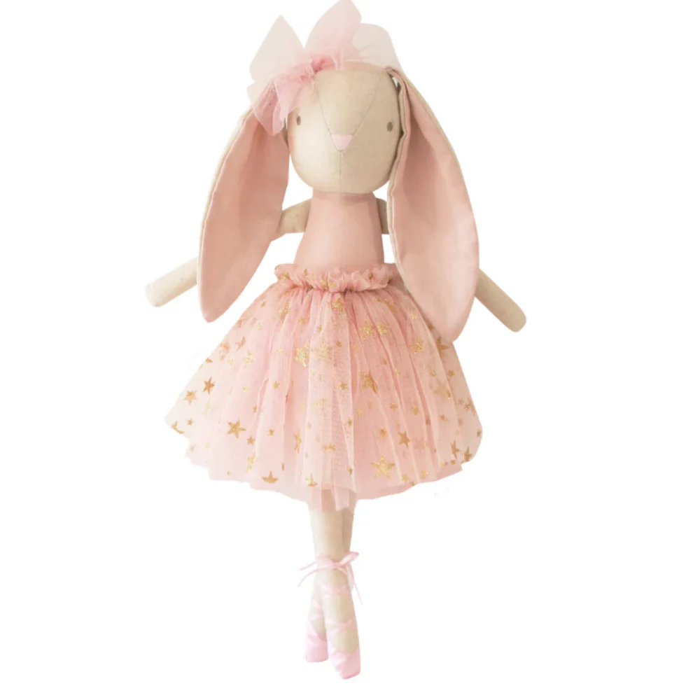 Personalised Alimrose Bronte Ballerina Bunny - Pale Pink - Image 6