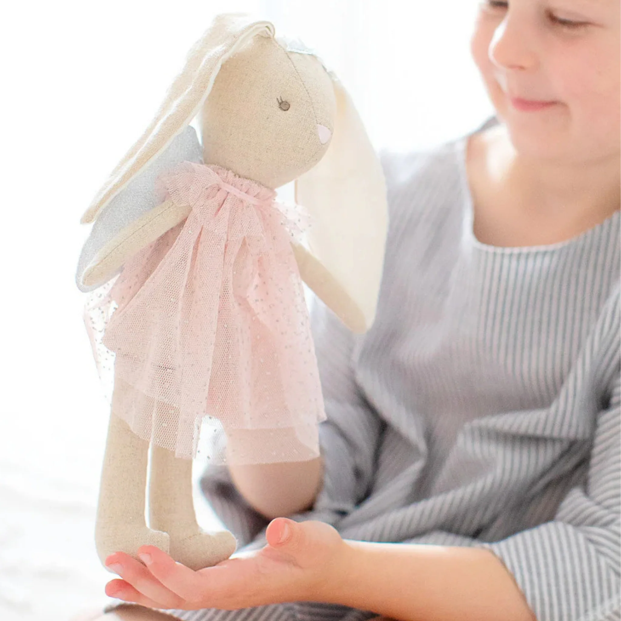 Personalised Alimrose Pink Mini Angel Bunny - Image 3