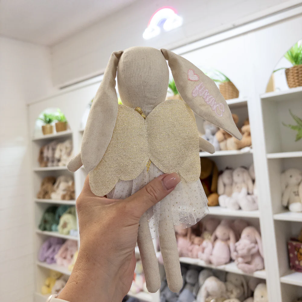 Personalised Alimrose Ivory Mini Angel Bunny - Image 3