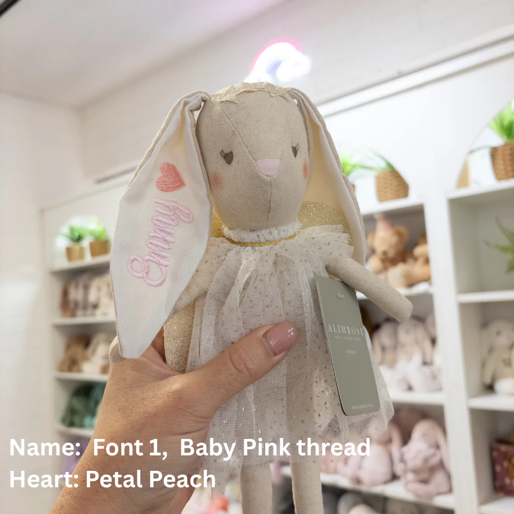 Personalised Alimrose Ivory Mini Angel Bunny - Image 4
