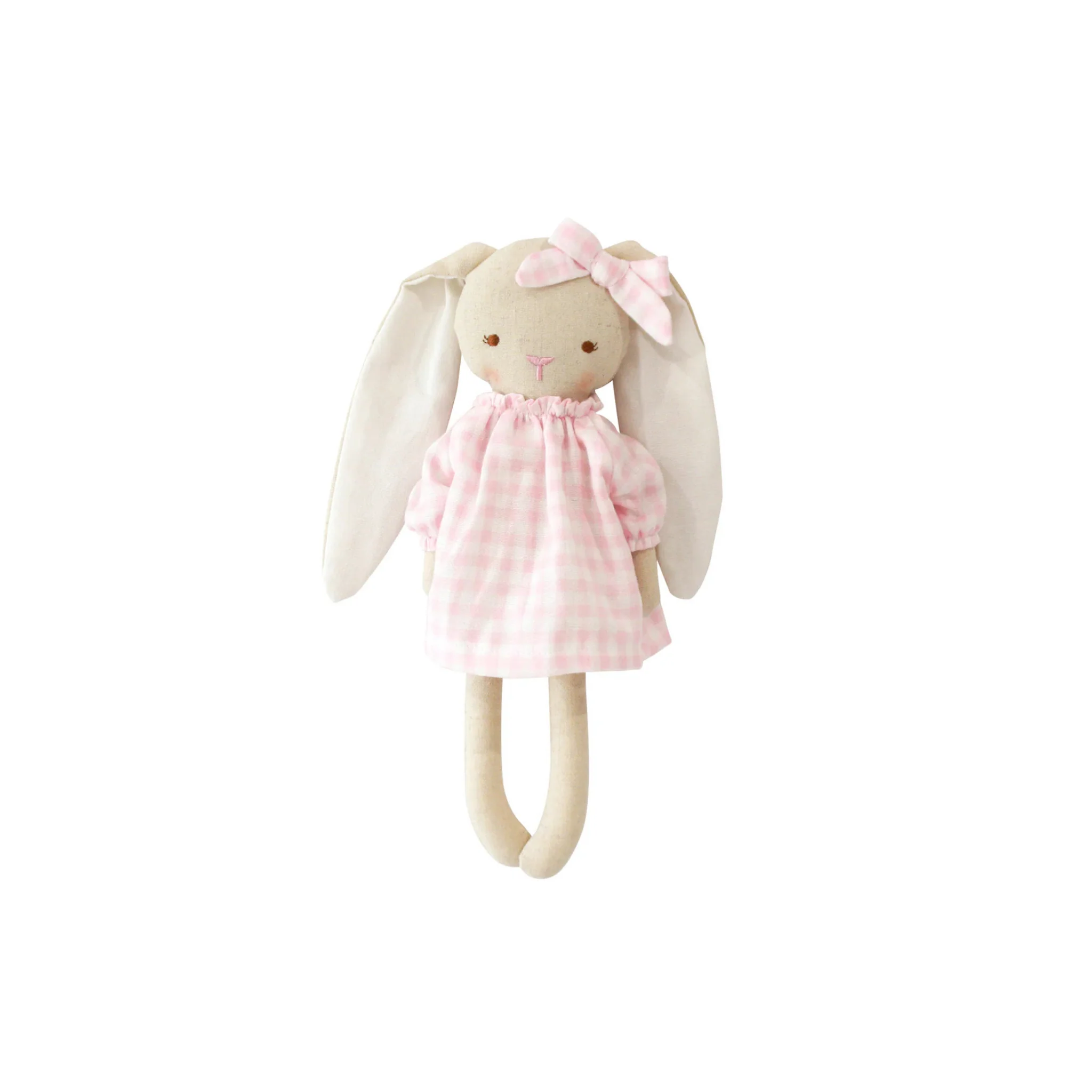 Personalised Alimrose Pink Gingham Pixie Bunny - Image 5