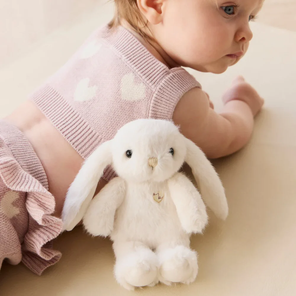 Personalised Baby Girl Snuggle & Treat Box - Marshmallow Snuggle Bunnies - Image 3
