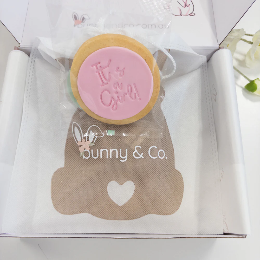 Personalised Baby Girl Snuggle & Treat Box - Marshmallow Snuggle Bunnies - Image 6