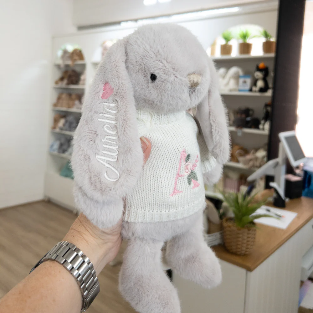 Personalised Bunny Jumper - Cream (MEDIUM) - Image 6