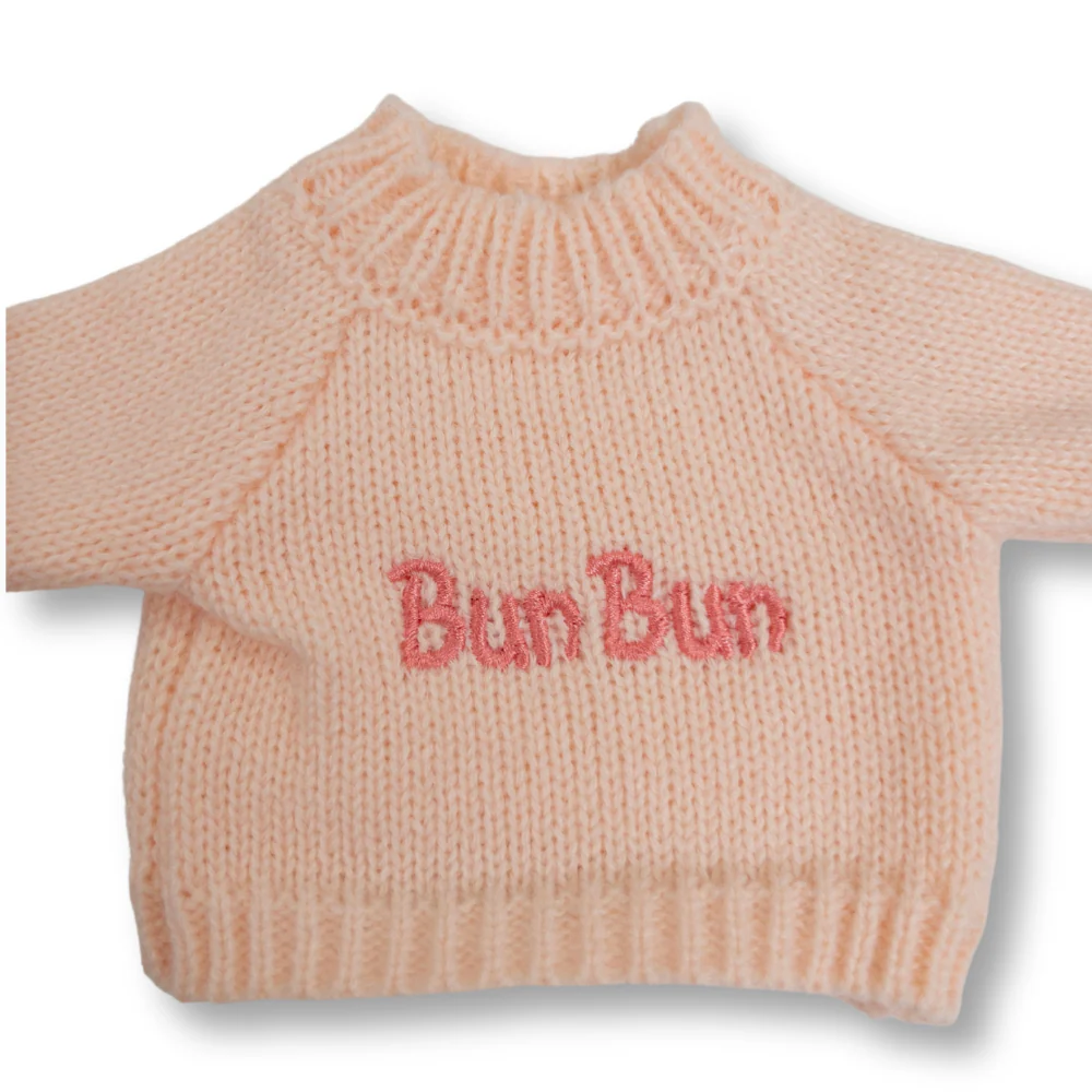 Personalised Bunny Jumper - Peach (MEDIUM) - Image 4