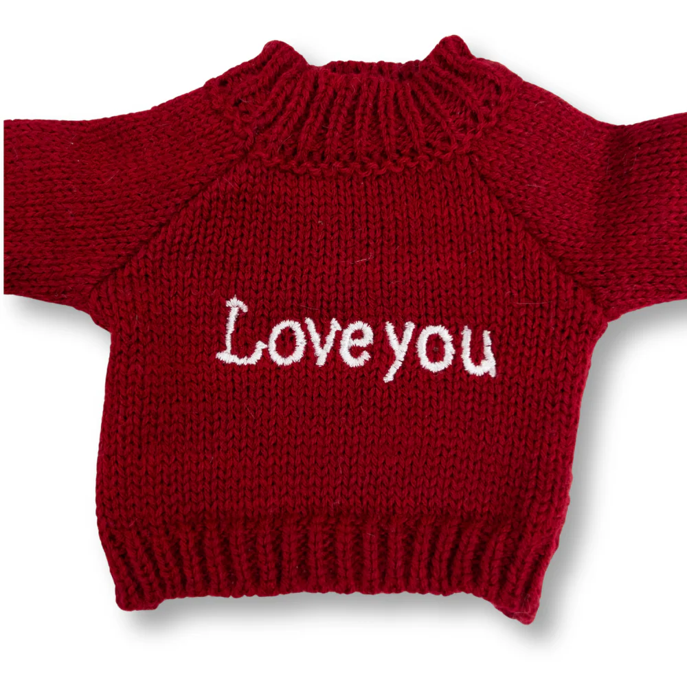 Personalised Bunny Jumper - Red (MEDIUM) - Image 2