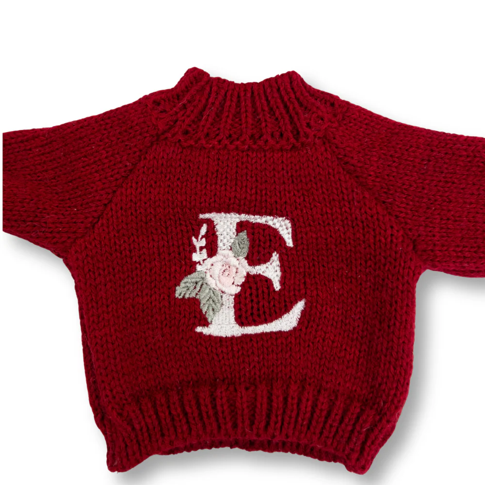 Personalised Bunny Jumper - Red (MEDIUM) - Image 4