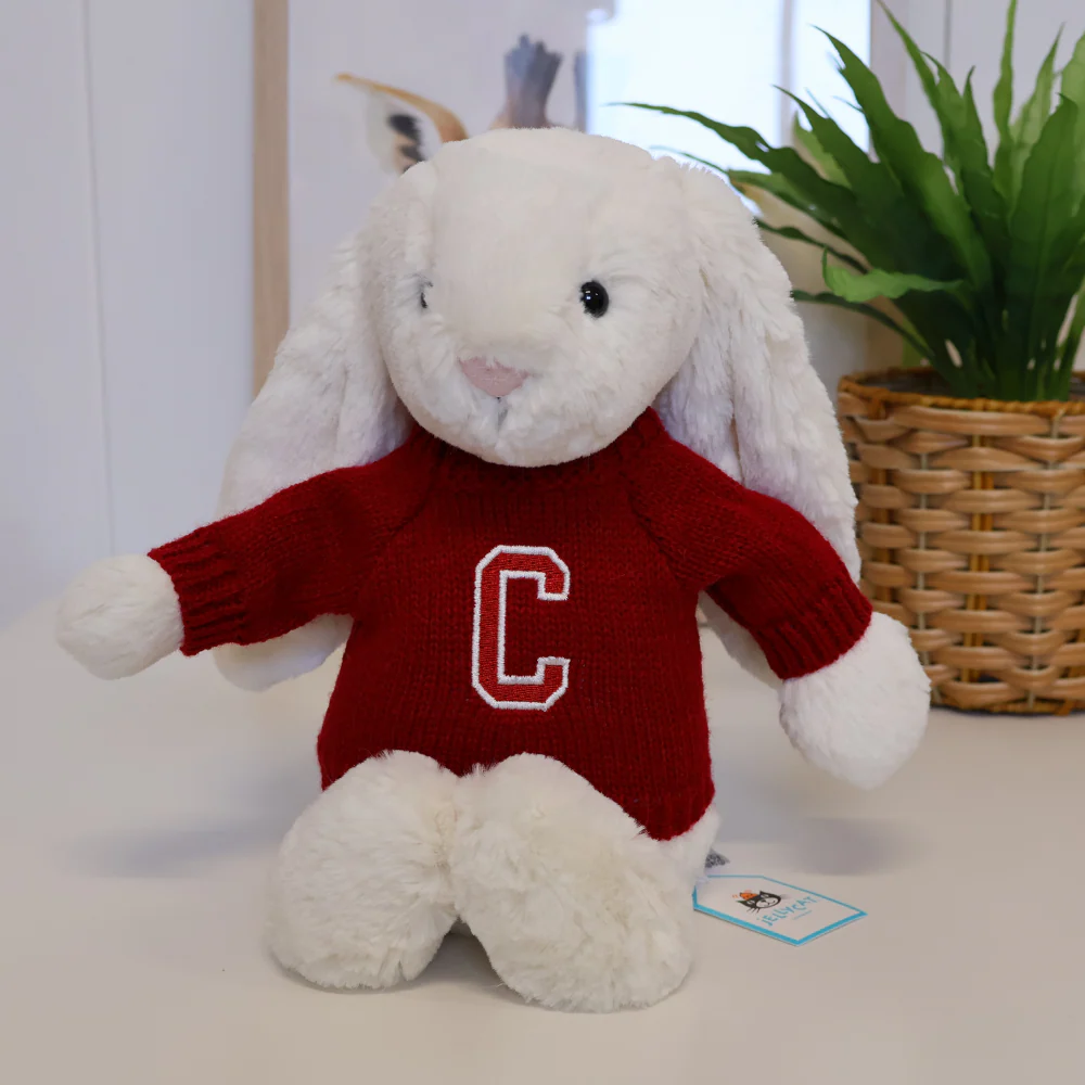 Personalised Bunny Jumper - Red (MEDIUM) - Image 5