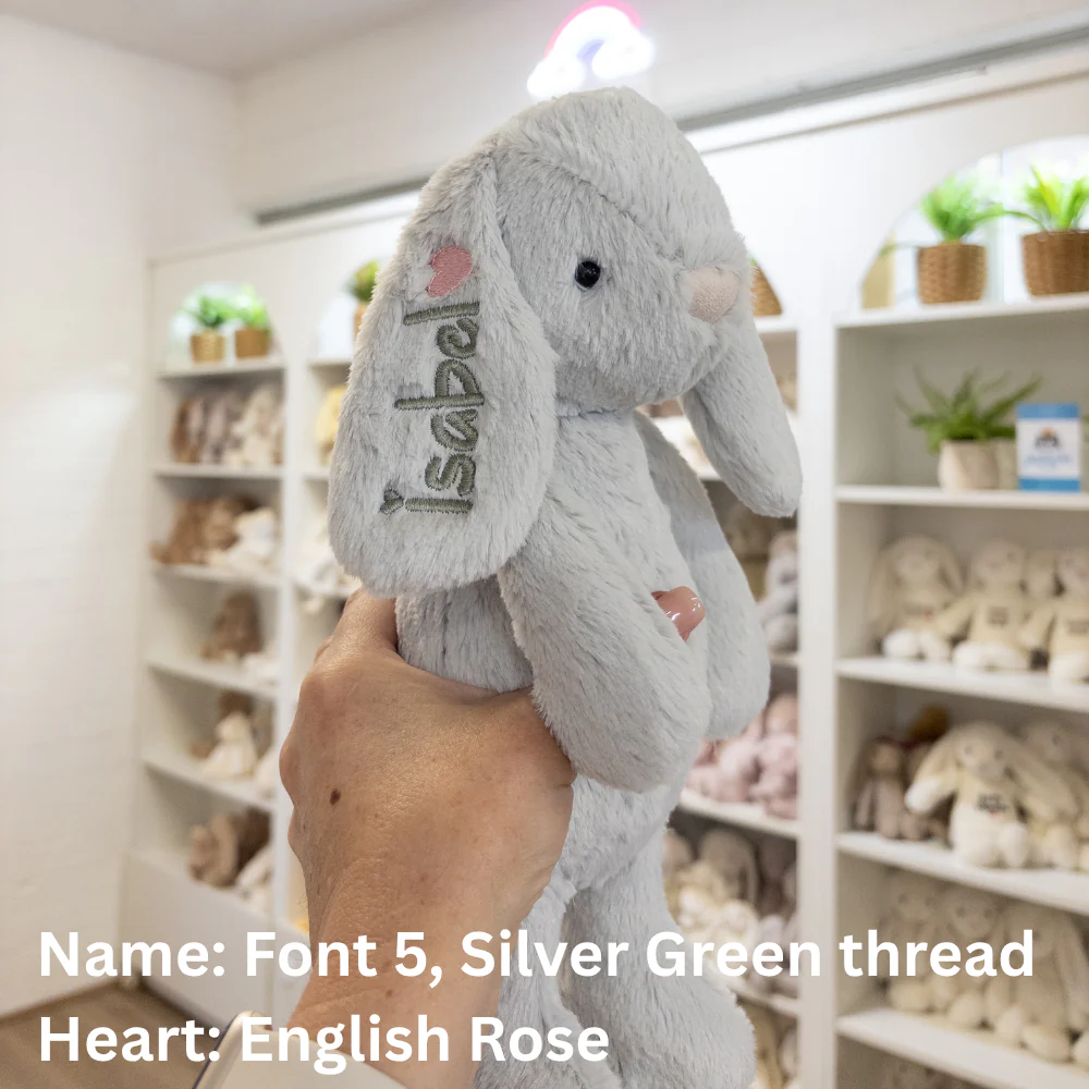 Personalised Snuggle Bunnies - Moonbeam 30cm - Image 3