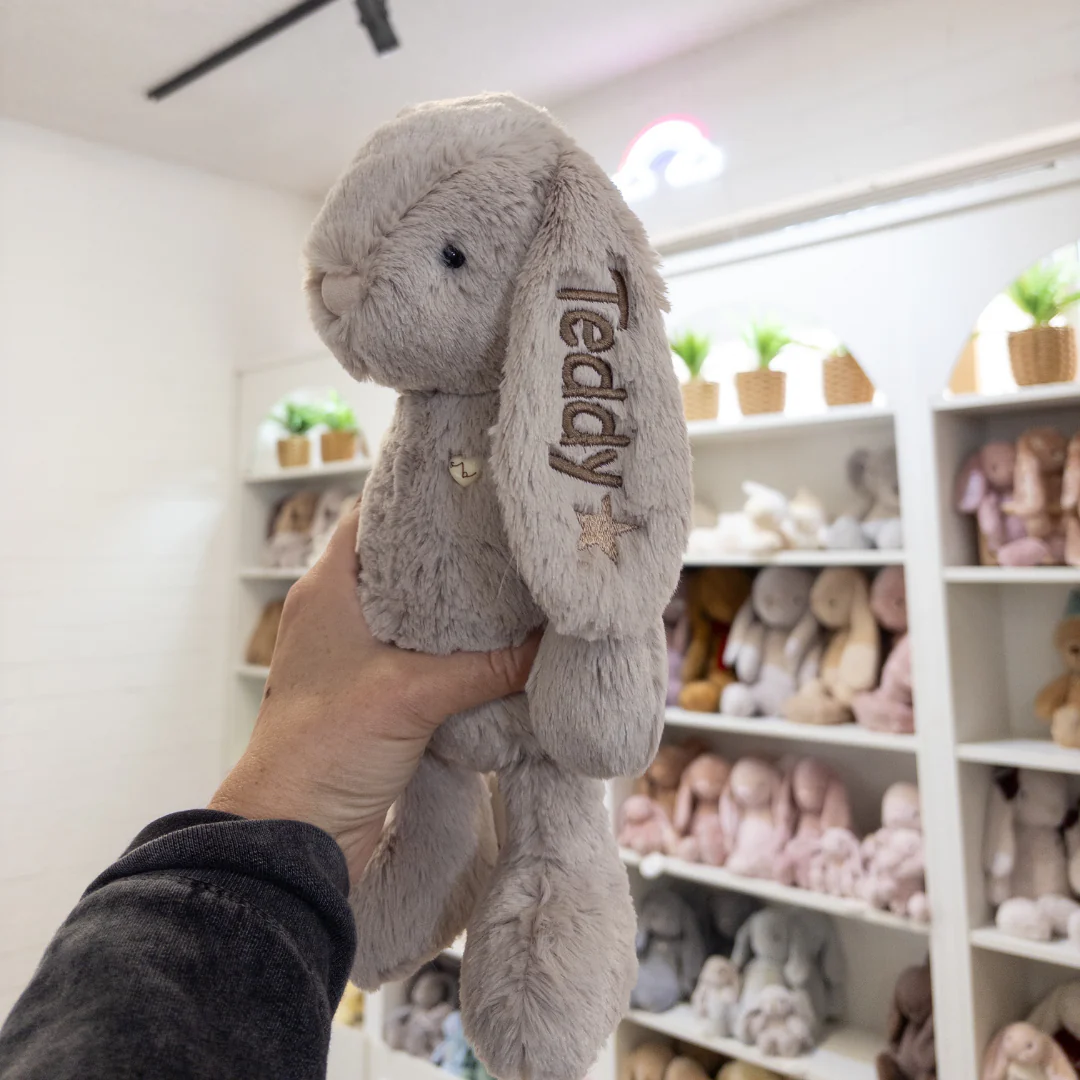 Personalised Snuggle Bunnies - Beige 30cm