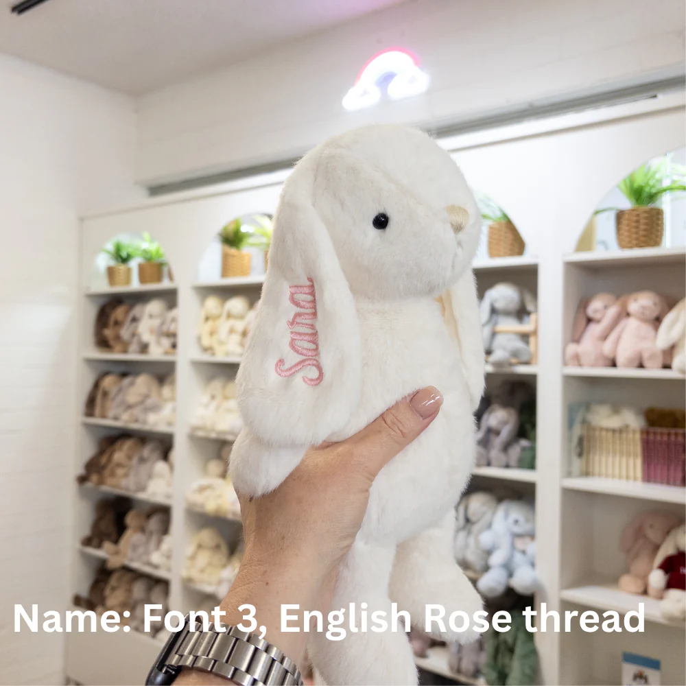 Personalised Snuggle Bunnies - Marshmallow 30cm - Image 10