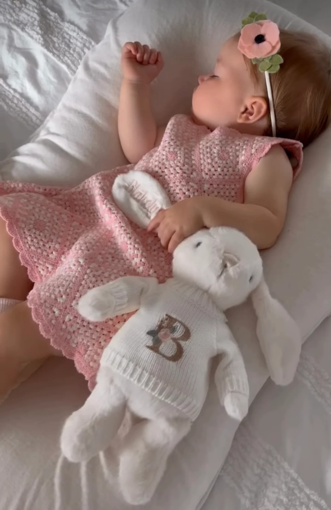 Personalised Snuggle Bunnies - Marshmallow 30cm - Image 15