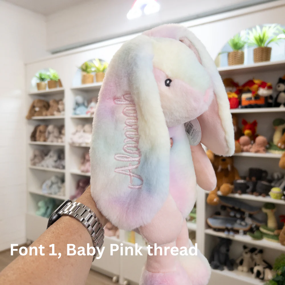 Personalised Large Frankie Bunny -  Rainbow 39cm - Image 8