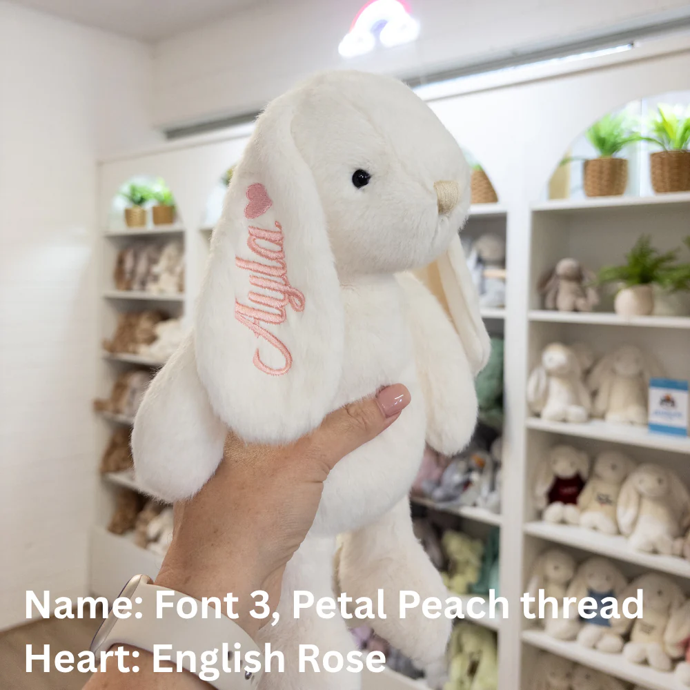 Personalised Marshmallow Bunny & Oatmeal Diamond Knit Blanket Baby Hamper - Image 6