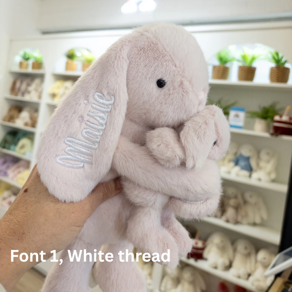 Personalised Snuggle Bunnies - Frankie the Hugging Bunny - Blossom - Image 3