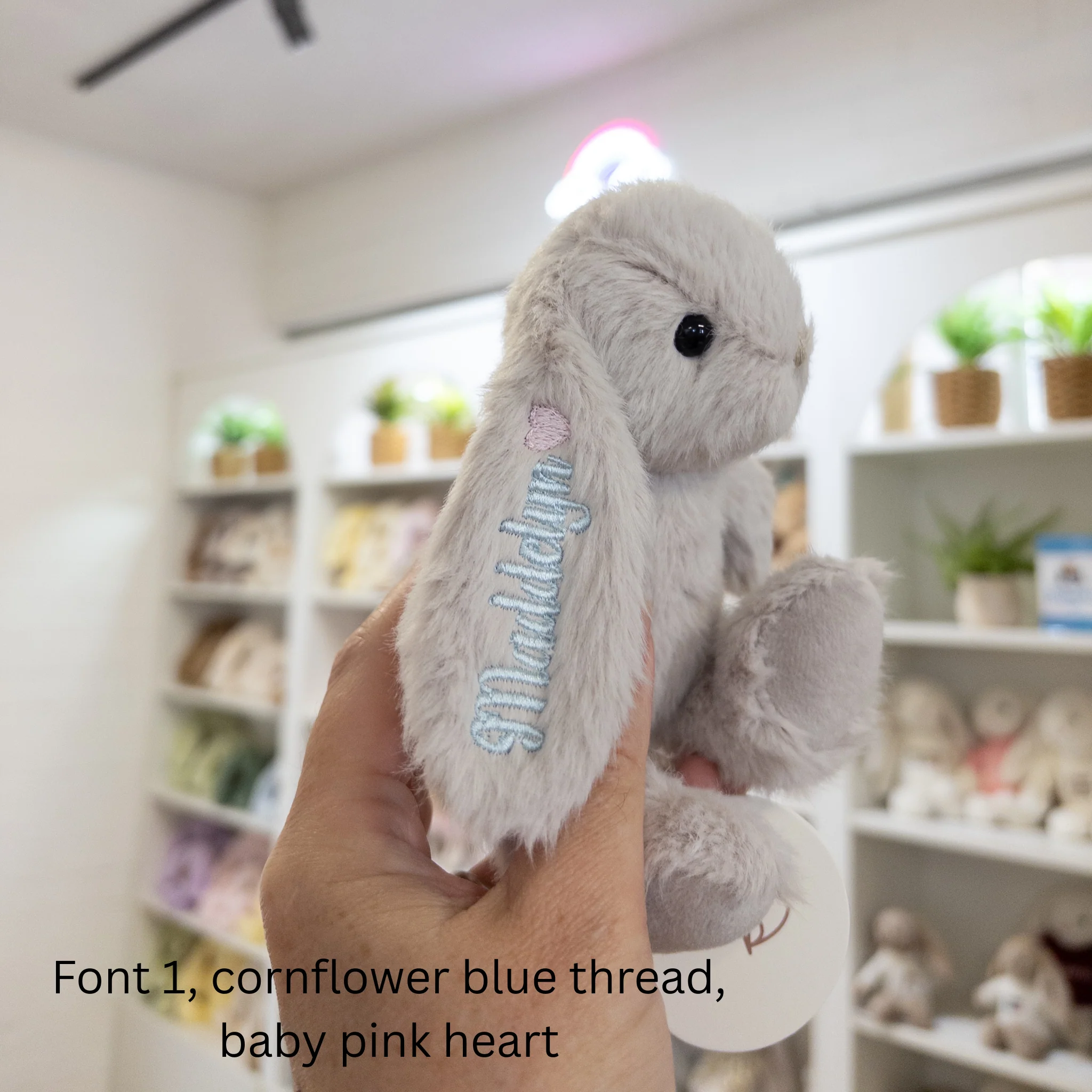 Personalised Snuggle Bunnies - Beige 15cm - Image 7