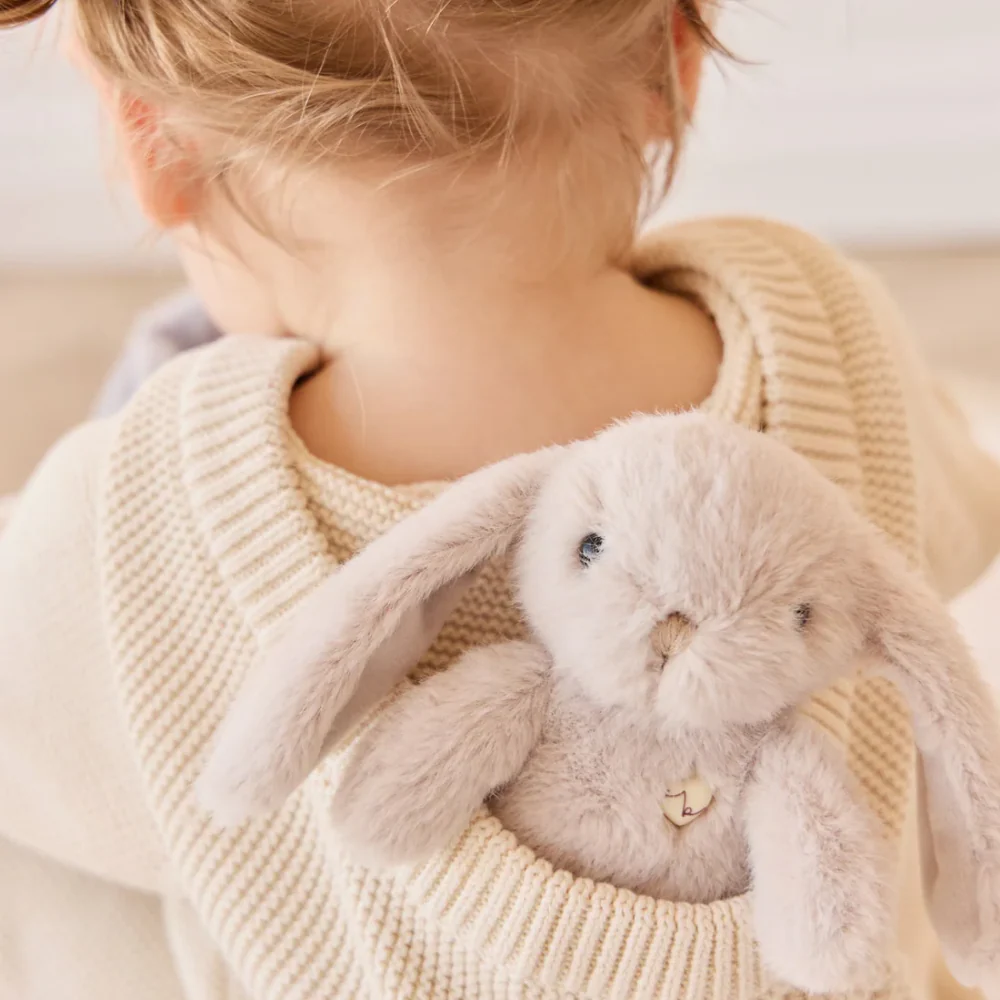 Personalised Snuggle Bunnies - Beige 15cm - Image 8