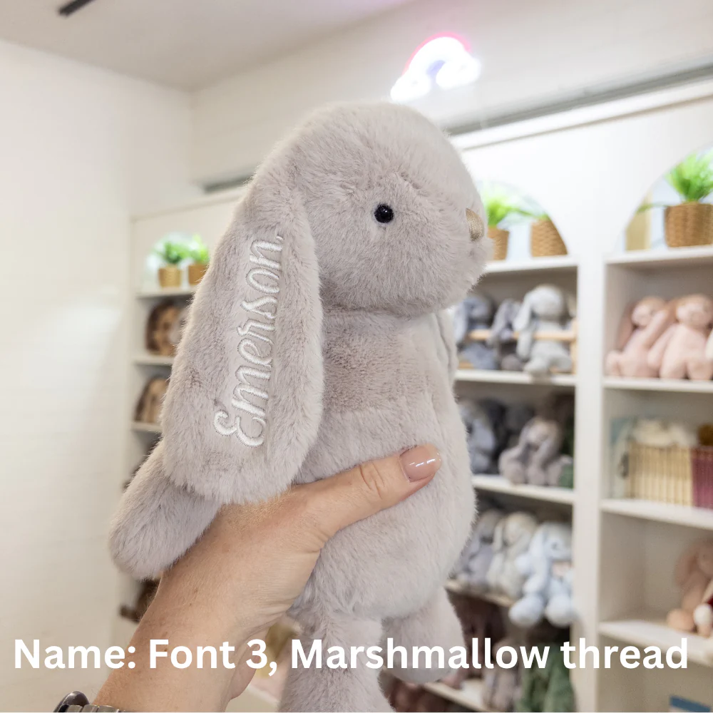 Personalised Snuggle Bunnies - Beige 30cm - Image 13