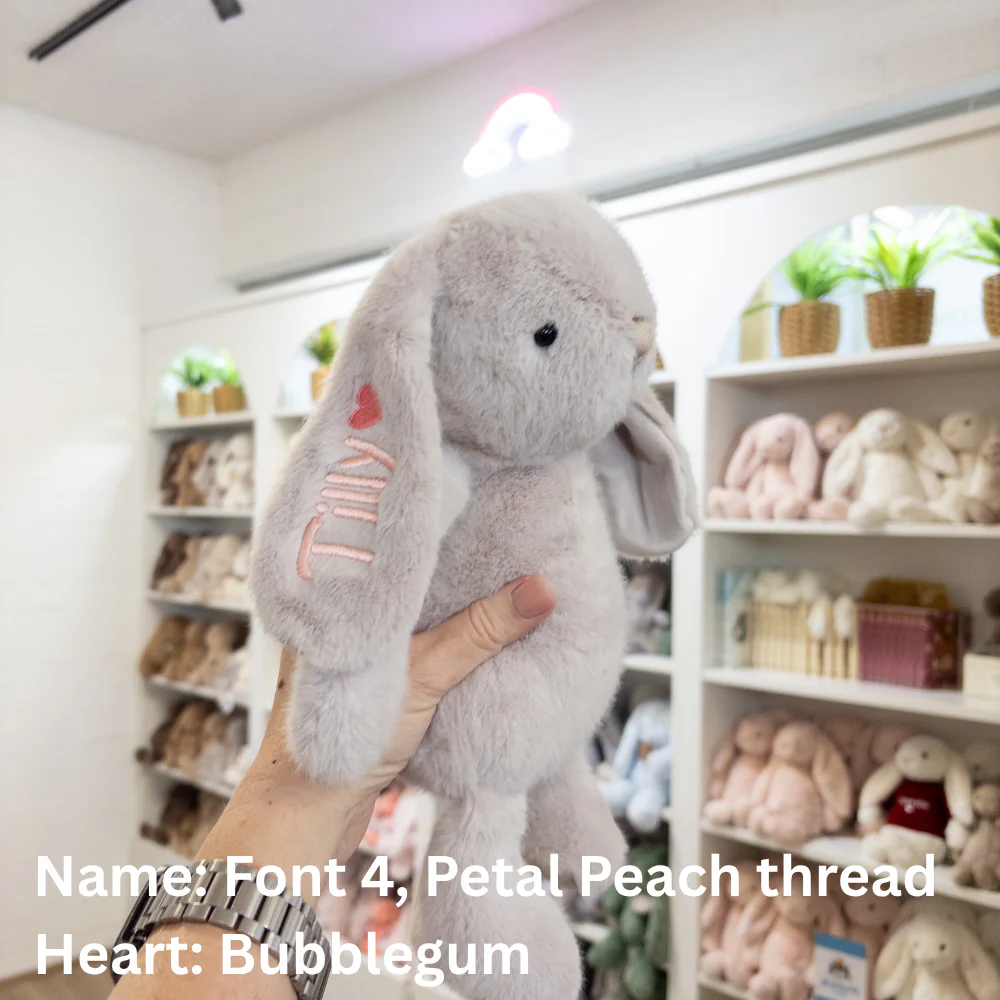 Personalised Snuggle Bunnies - Beige 30cm - Image 14
