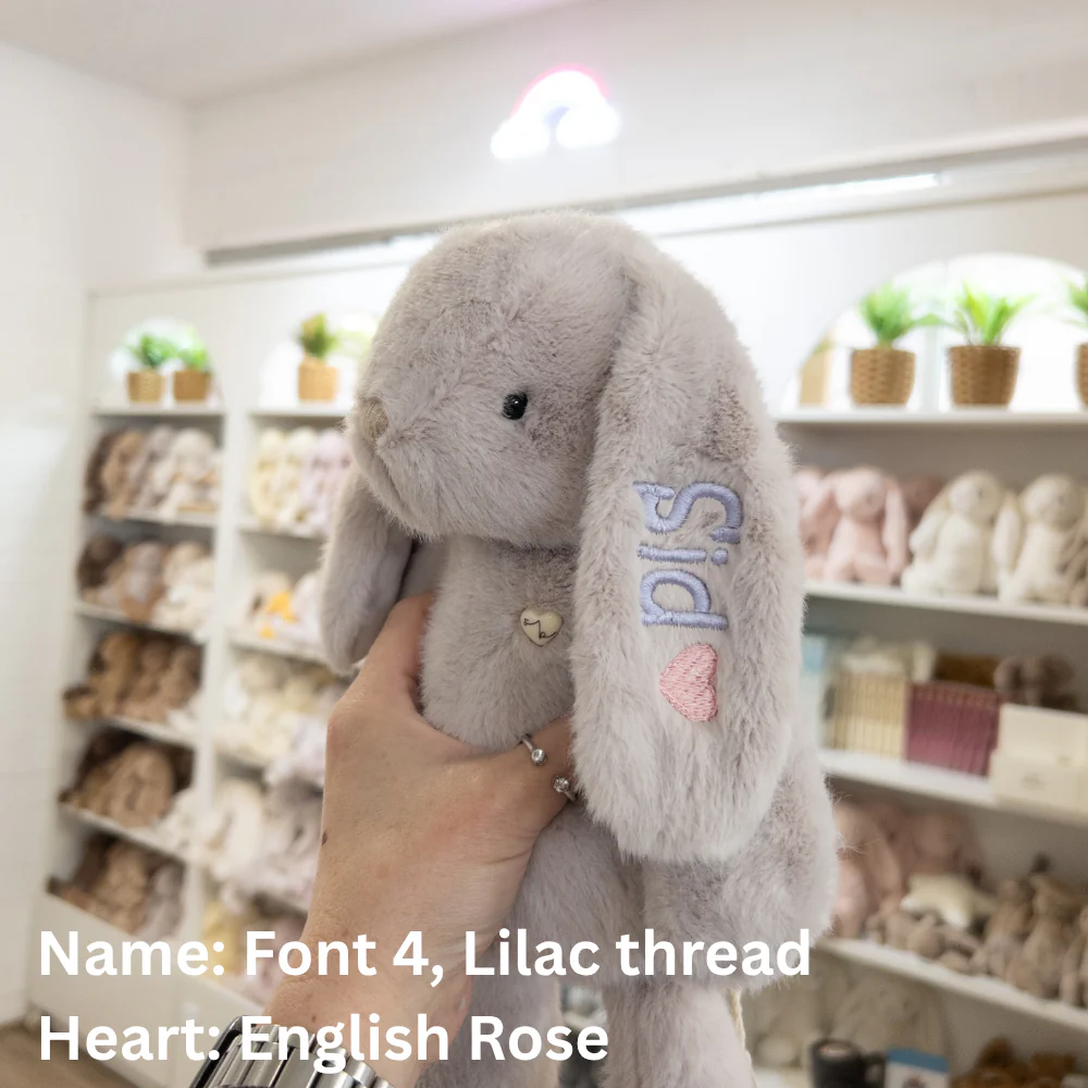 Personalised Snuggle Bunnies - Beige 30cm - Image 15
