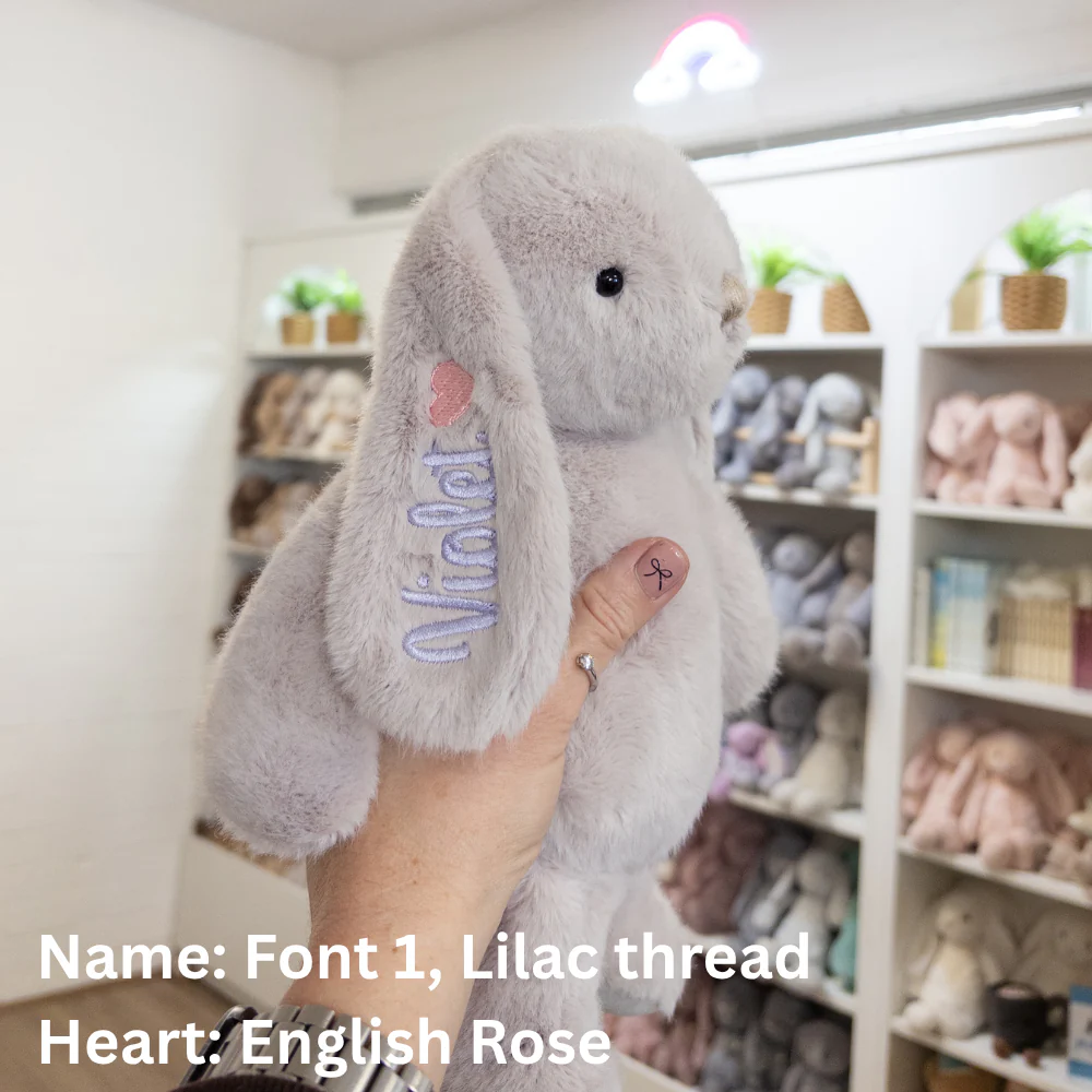 Personalised Snuggle Bunnies - Beige 30cm - Image 16