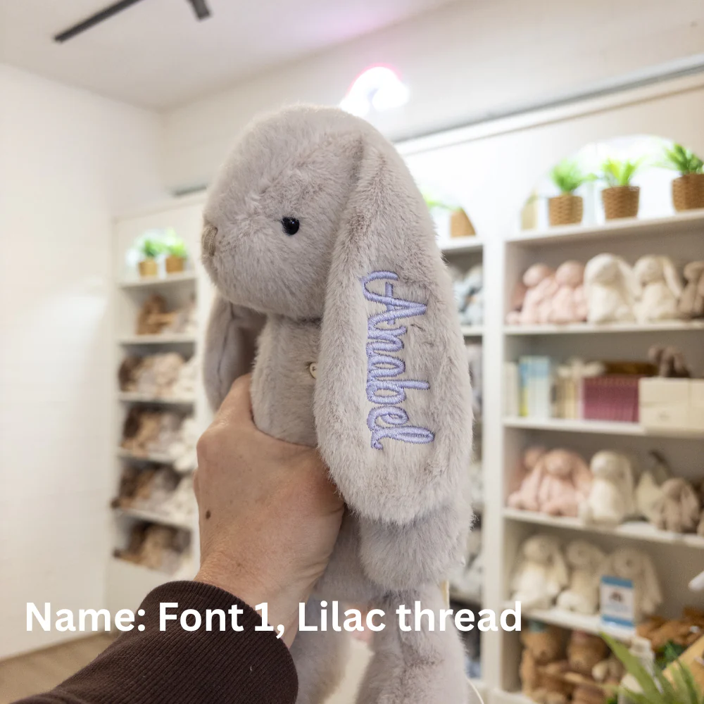 Personalised Snuggle Bunnies - Beige 30cm - Image 17