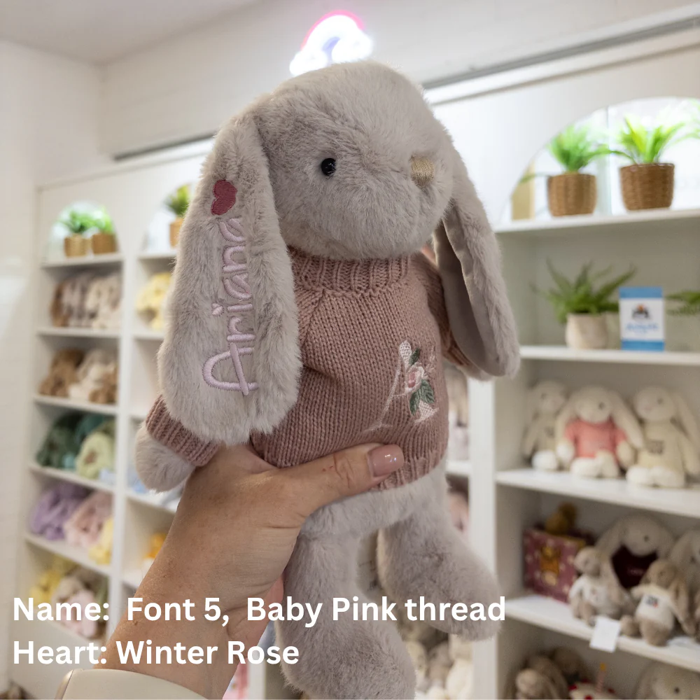 Personalised Snuggle Bunnies - Beige 30cm - Image 22