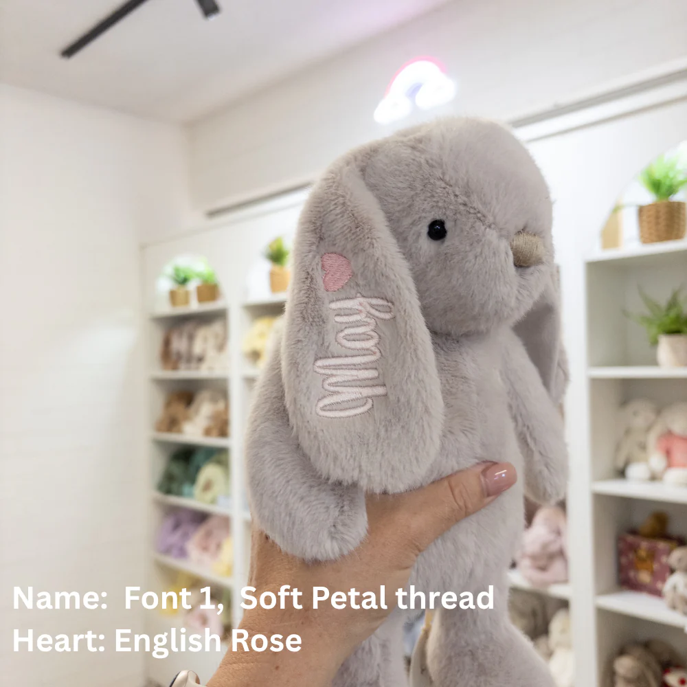 Personalised Snuggle Bunnies - Beige 30cm - Image 30