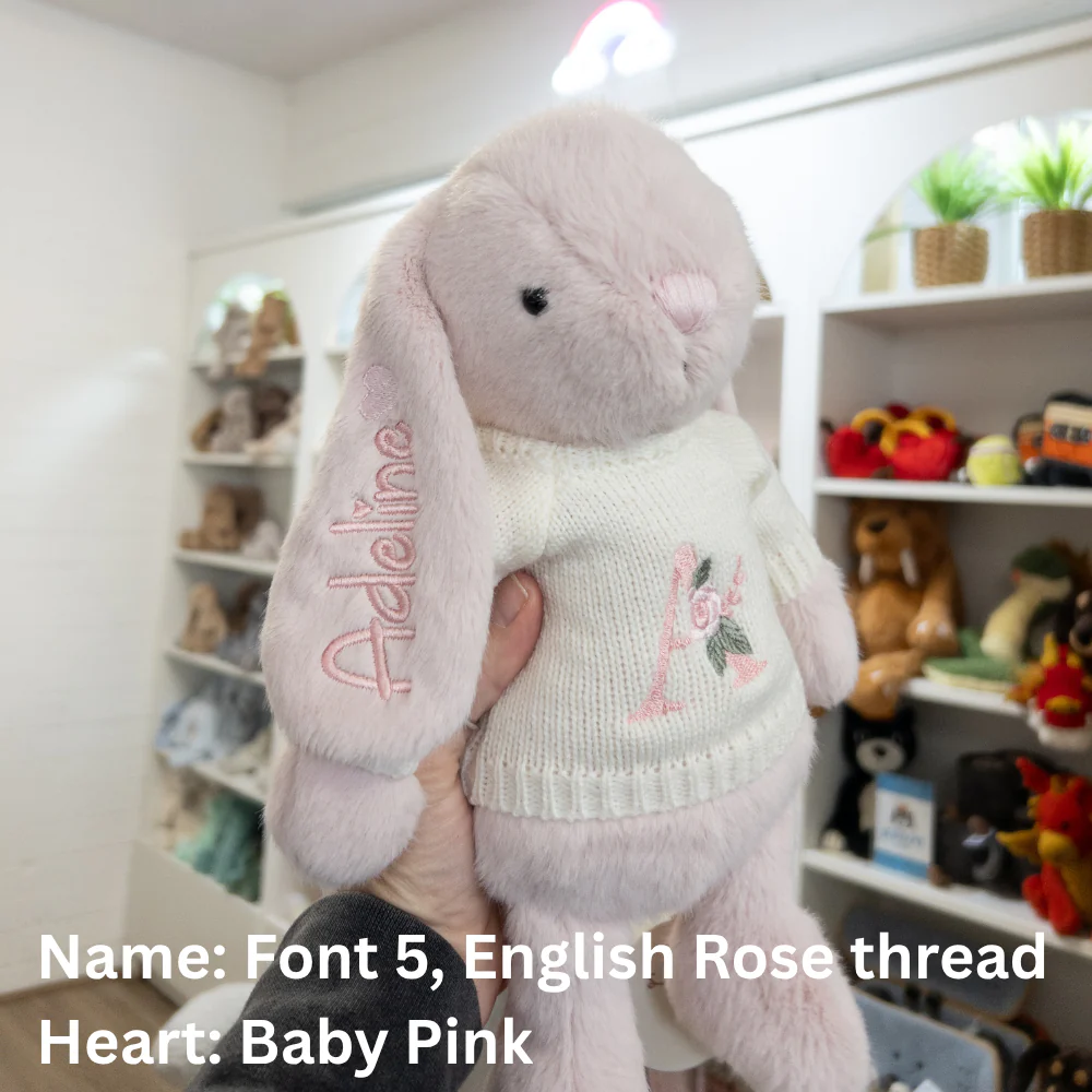 Personalised Snuggle Bunnies - Blossom 30cm - Image 14