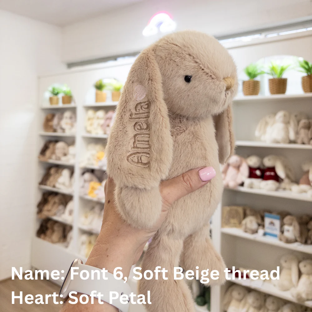 Personalised Snuggle Bunnies - Caramel 30cm - Image 10