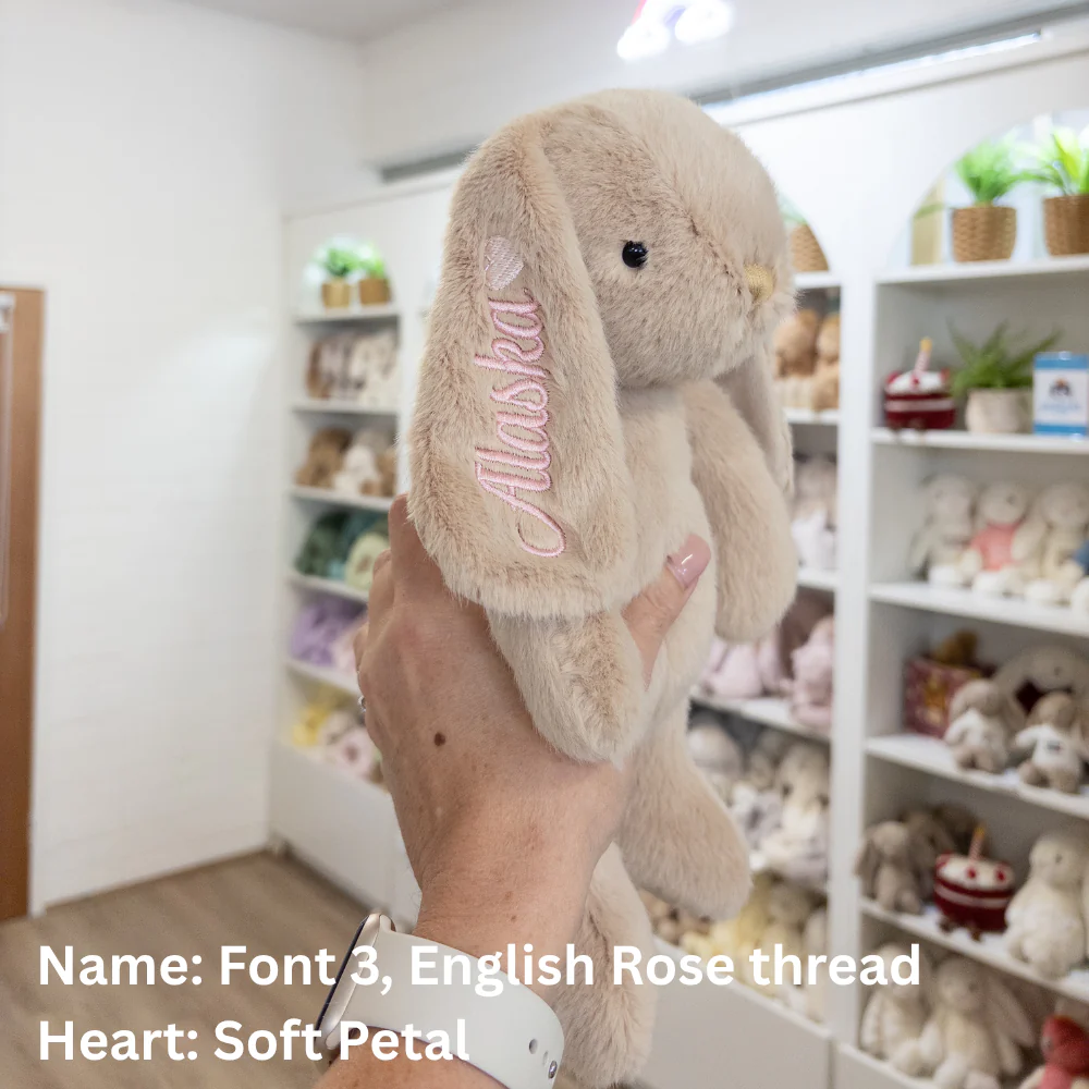 Personalised Snuggle Bunnies - Caramel 30cm - Image 17