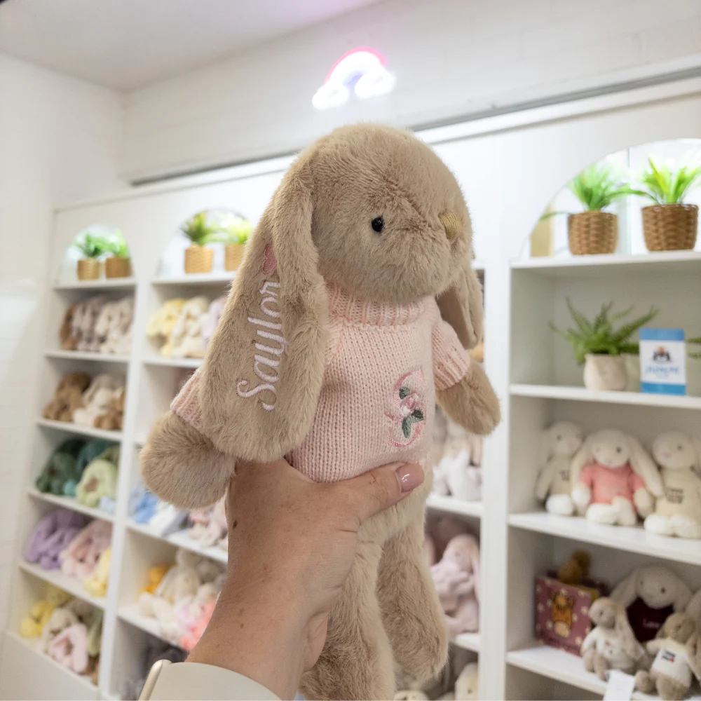 Personalised Snuggle Bunnies - Caramel 30cm - Image 20