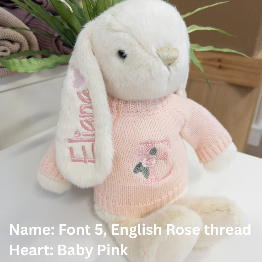 Personalised Snuggle Bunnies - Sunshine 30cm - Image 6