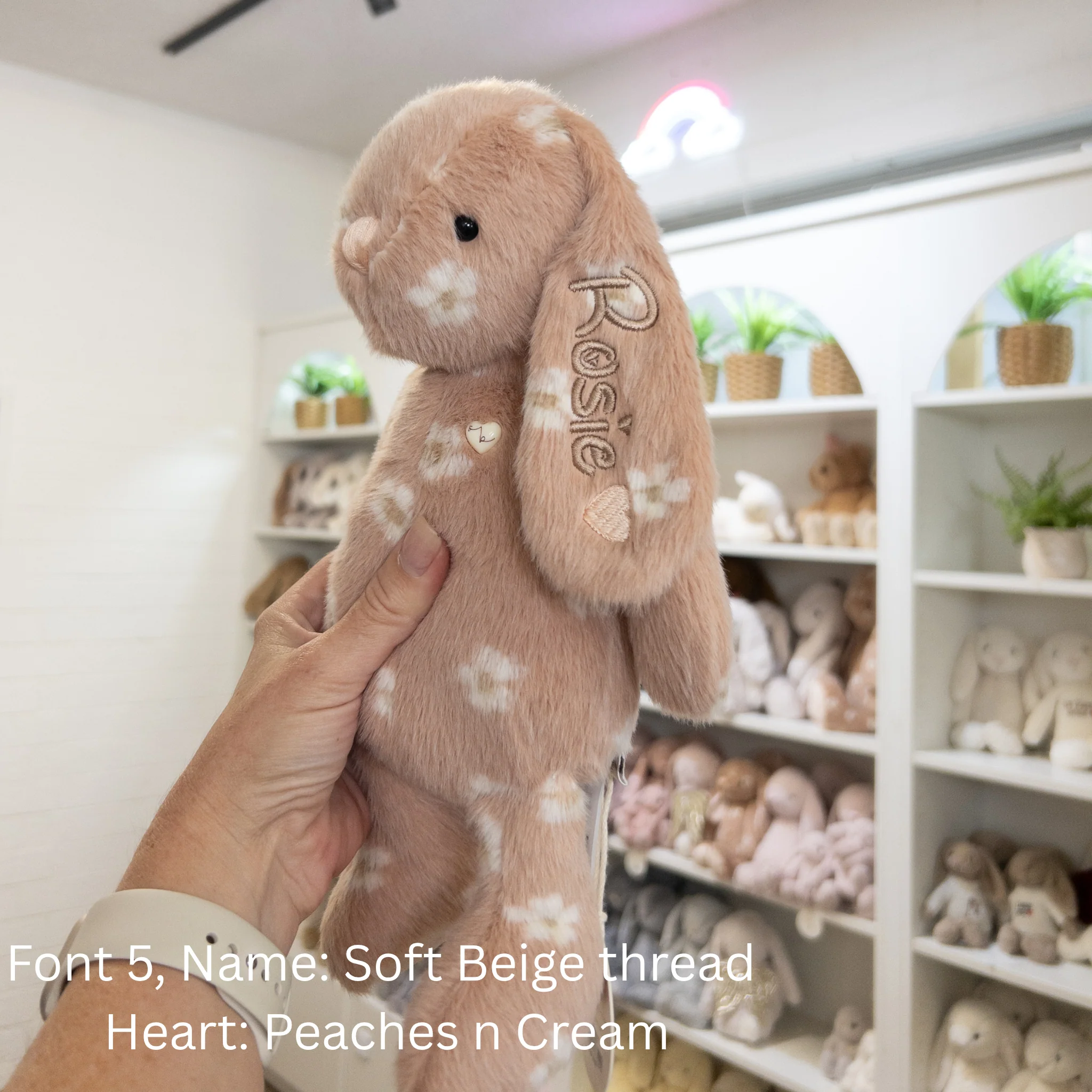 Personalised Snuggle Bunnies - Rosie 30cm (NEW!) - Image 5