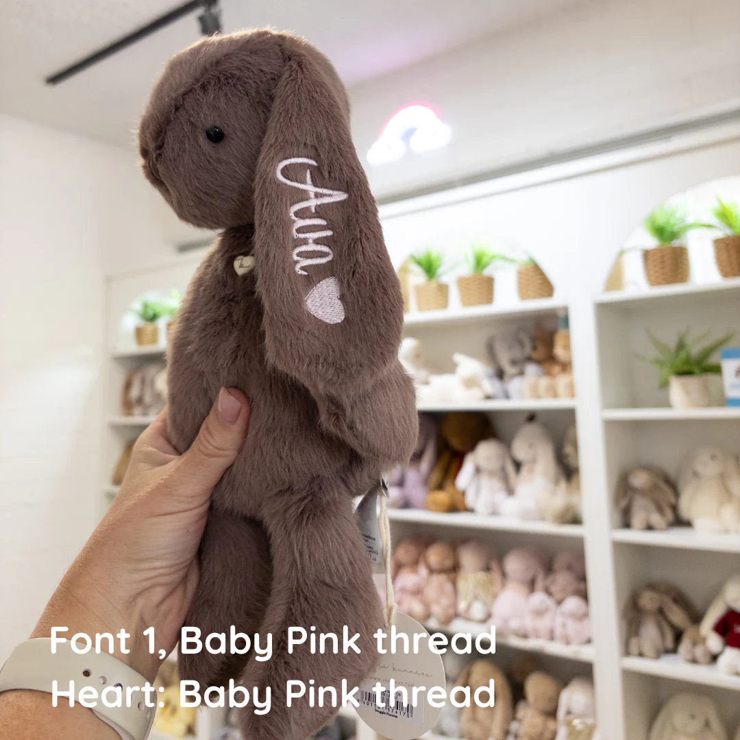 Personalised Snuggle Bunnies - Spice 30cm - Image 5